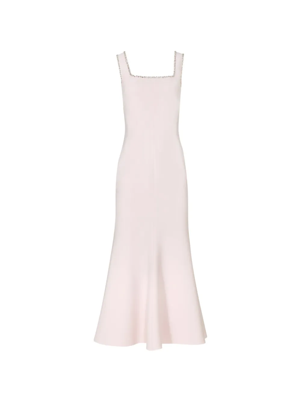 Costarellos Felina crystal-embellished crepe midi dress