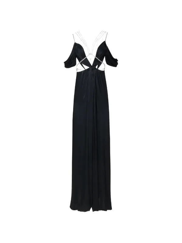 Costarellos Inna Cut-out Jumpsuit in Black