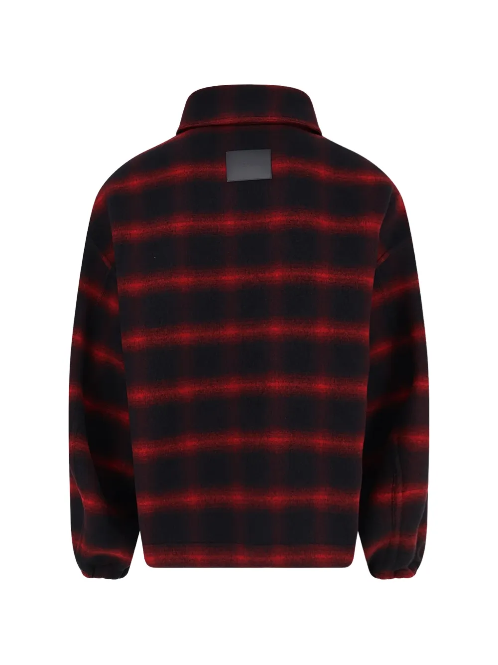 Balenciaga Geruit jack met kwartrits Zwart