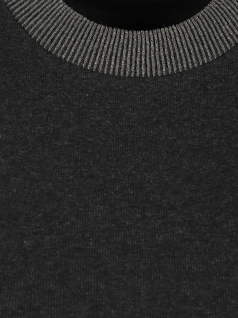 Peserico Mouwloze top met metallic afwerking Grijs