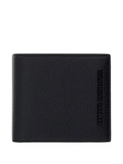 Armani Exchange logo-embossed bifold wallet