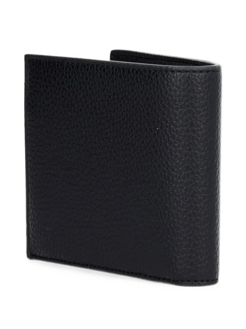 Armani Exchange logo-embossed bifold wallet Zwart