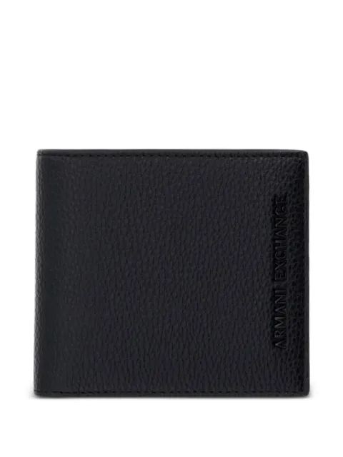 Armani Exchange logo-embossed bifold wallet