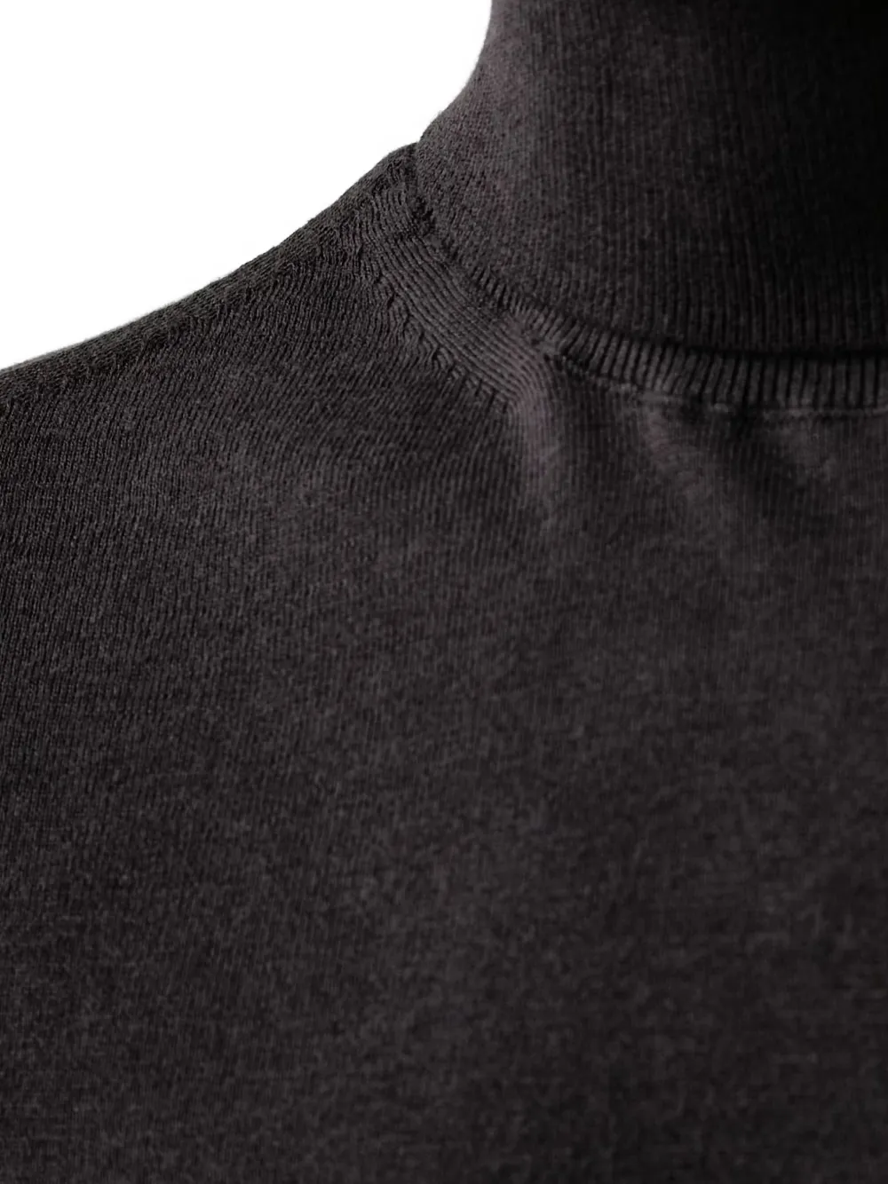 Armani Exchange Coltrui met geribbelde zoom Zwart