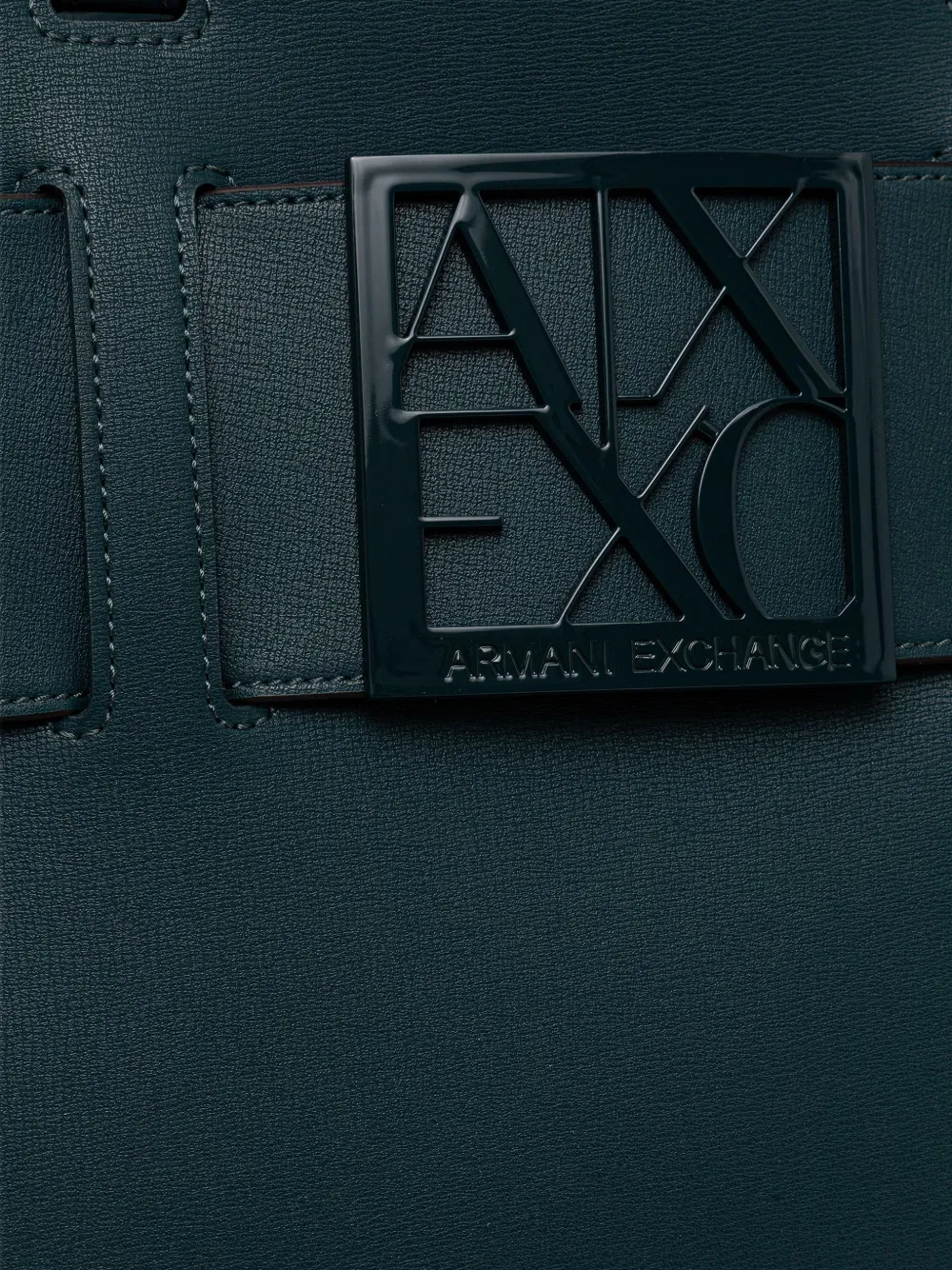 Armani Exchange logo-plaque tote bag Groen