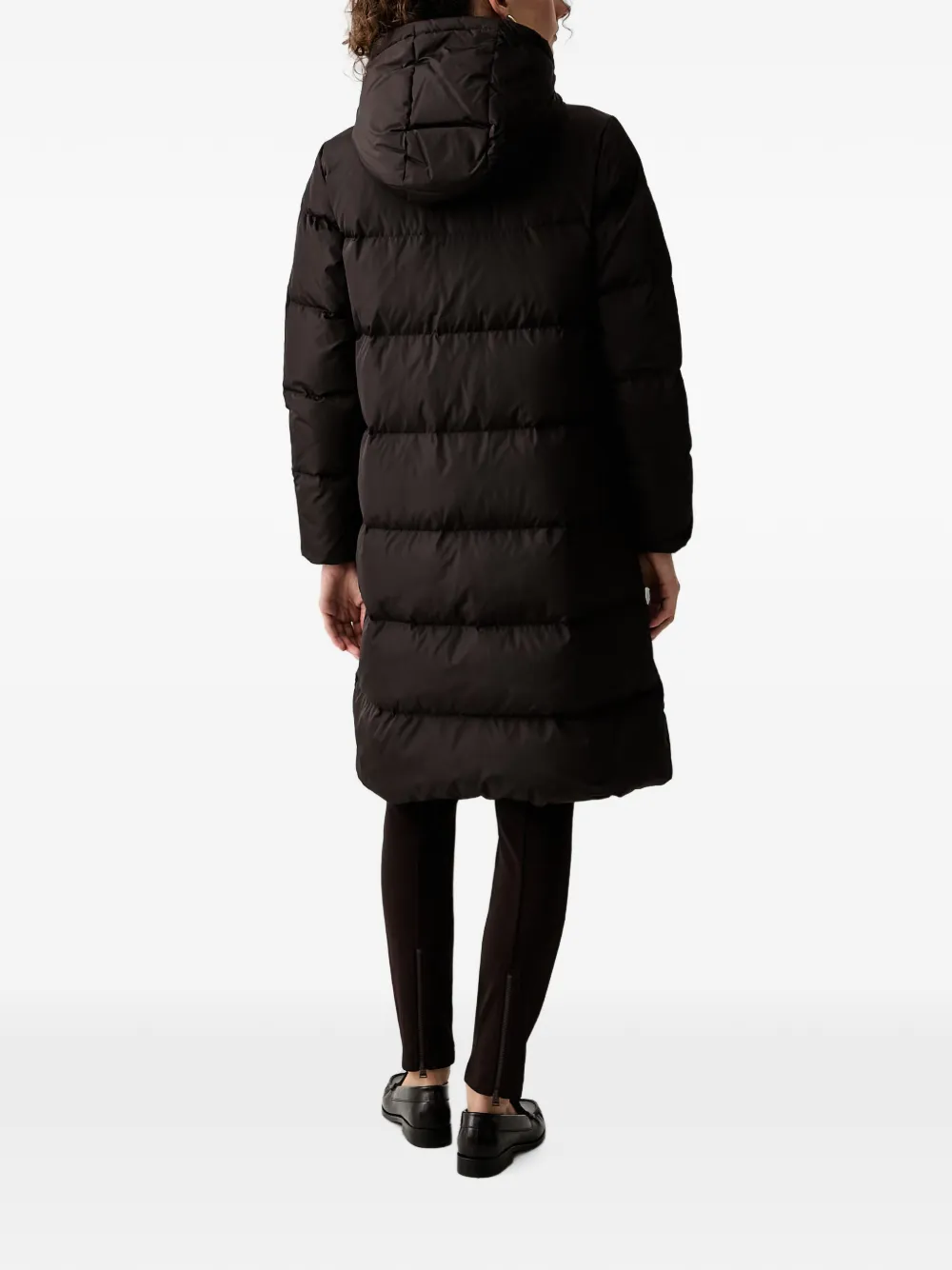 Armani Exchange hooded padded parka coat Bruin