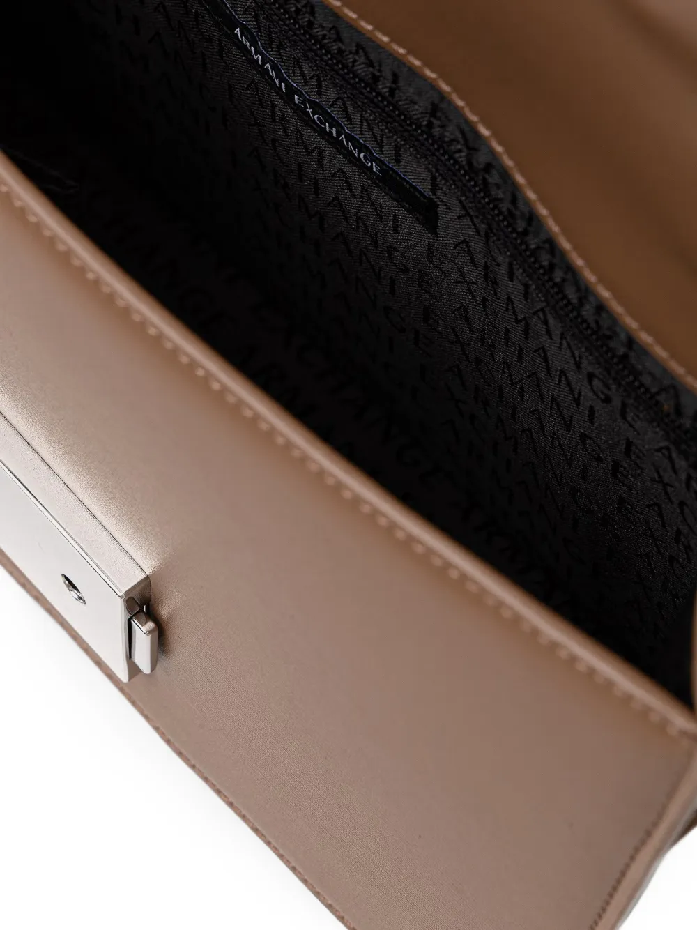 Armani Exchange logo-plaque crossbody bag Bruin