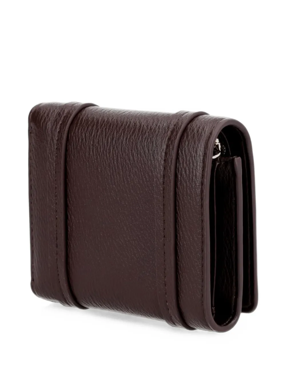 Armani Exchange logo-plaque pebbled-effect wallet Bruin