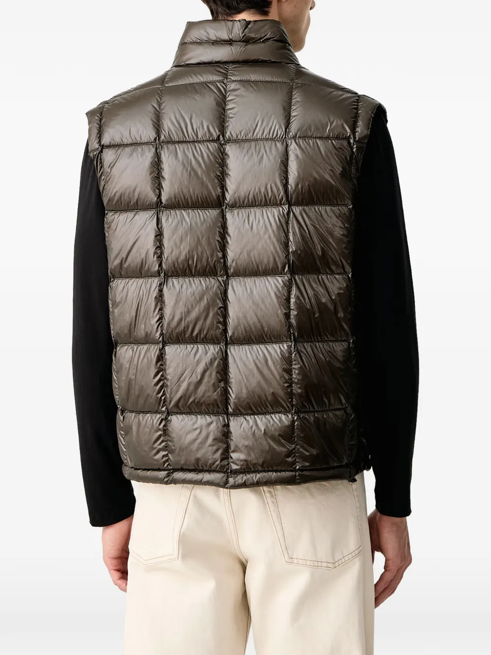 Armani Exchange quilted gilet Grijs