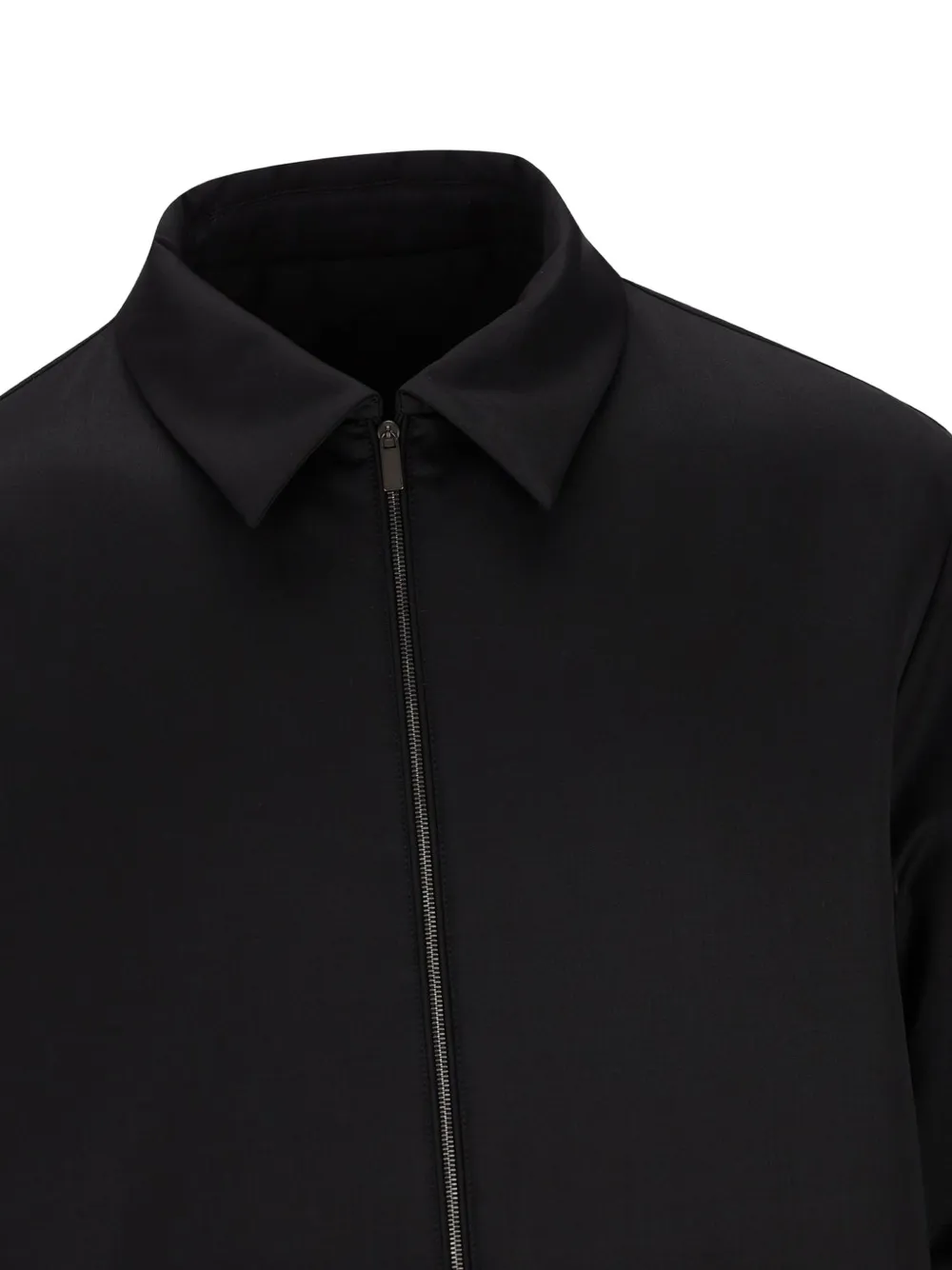 Gucci Jack met rits en kraag Zwart