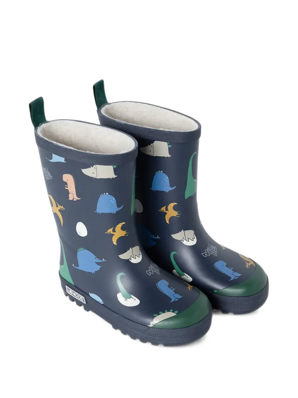 Liewood Mason dinosaur-print boots - Blu