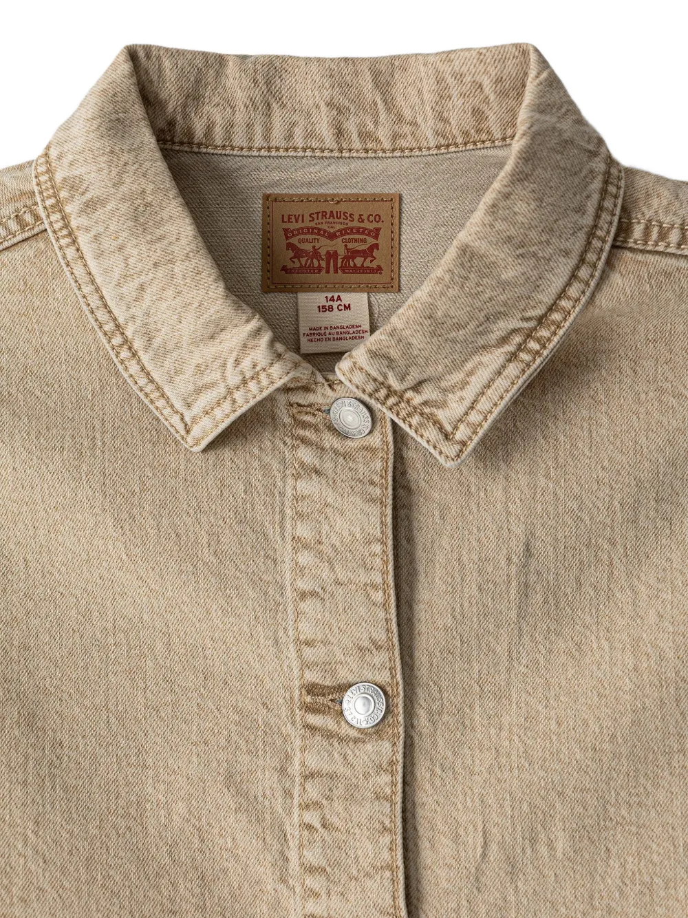 Levi's Kids button-up denim jacket Bruin