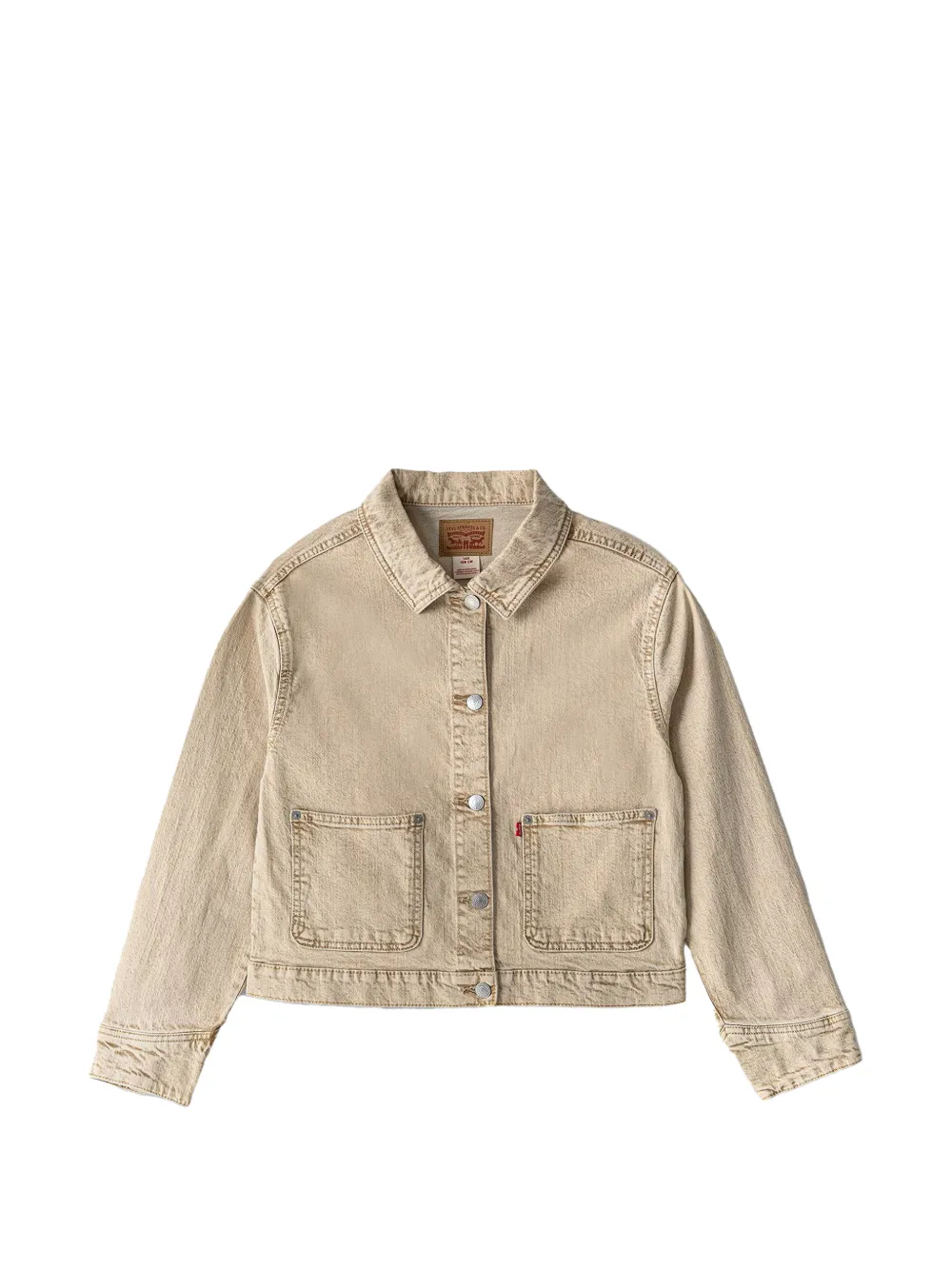 Levi's Kids Giacca denim con bottoni - Marrone