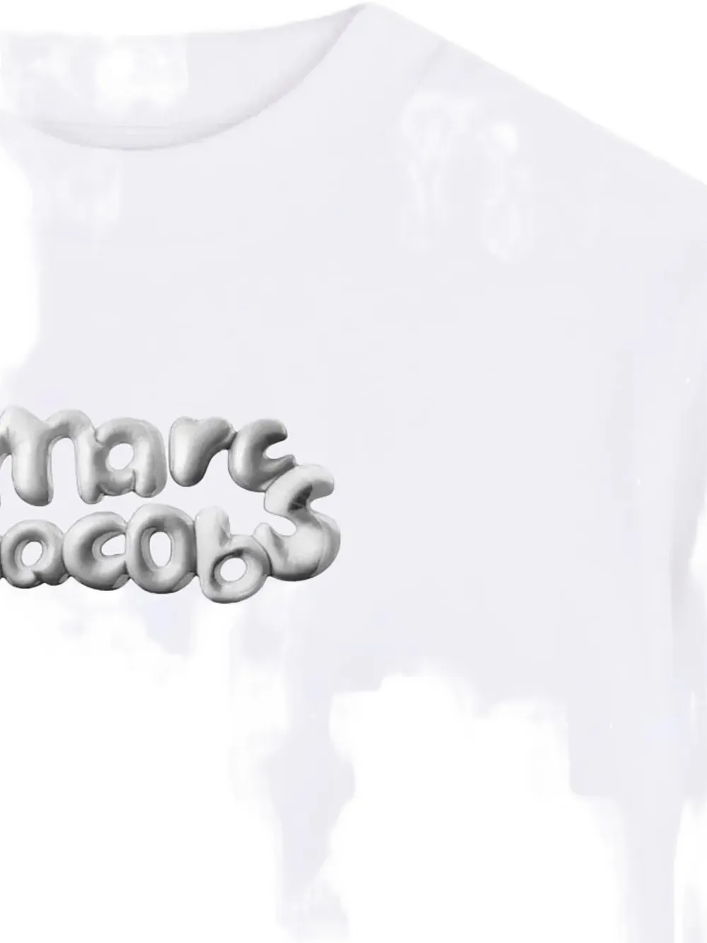 Marc Jacobs Kids T-shirt met logoprint Wit
