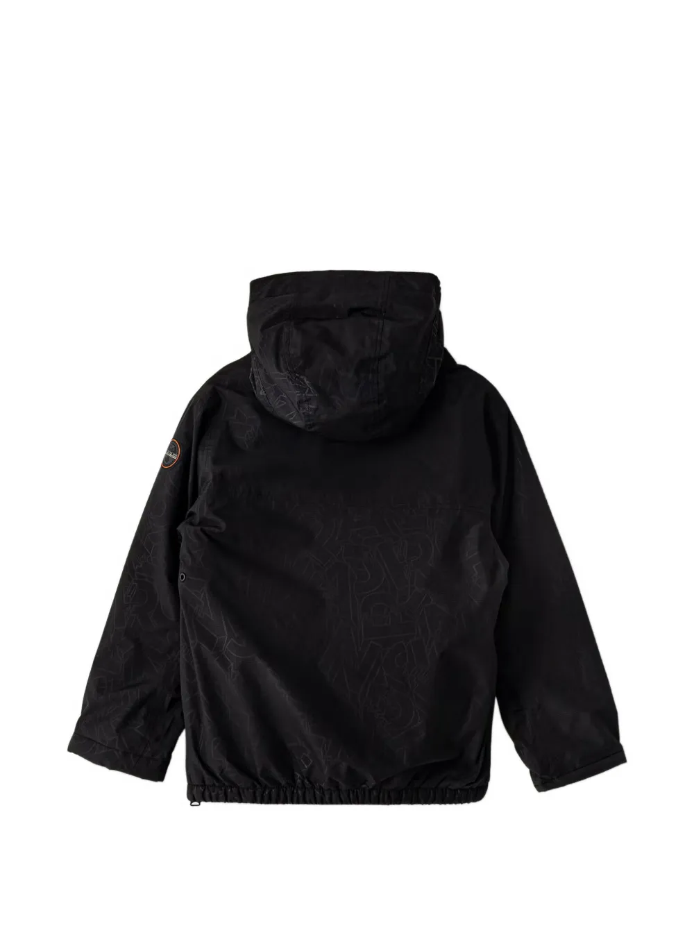 Napapjiri Kids Rainforest Next jack met graffiti-print Zwart