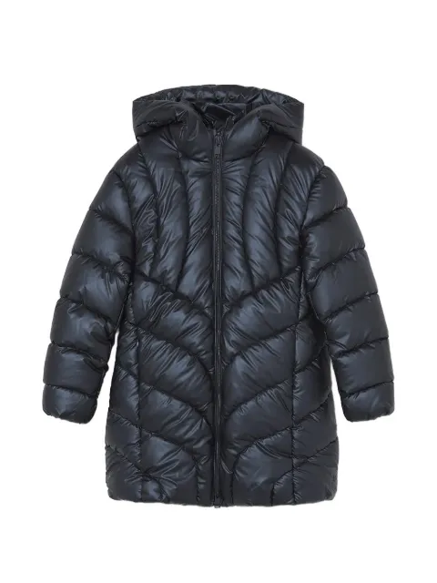 Mayoral quilted hooded coat