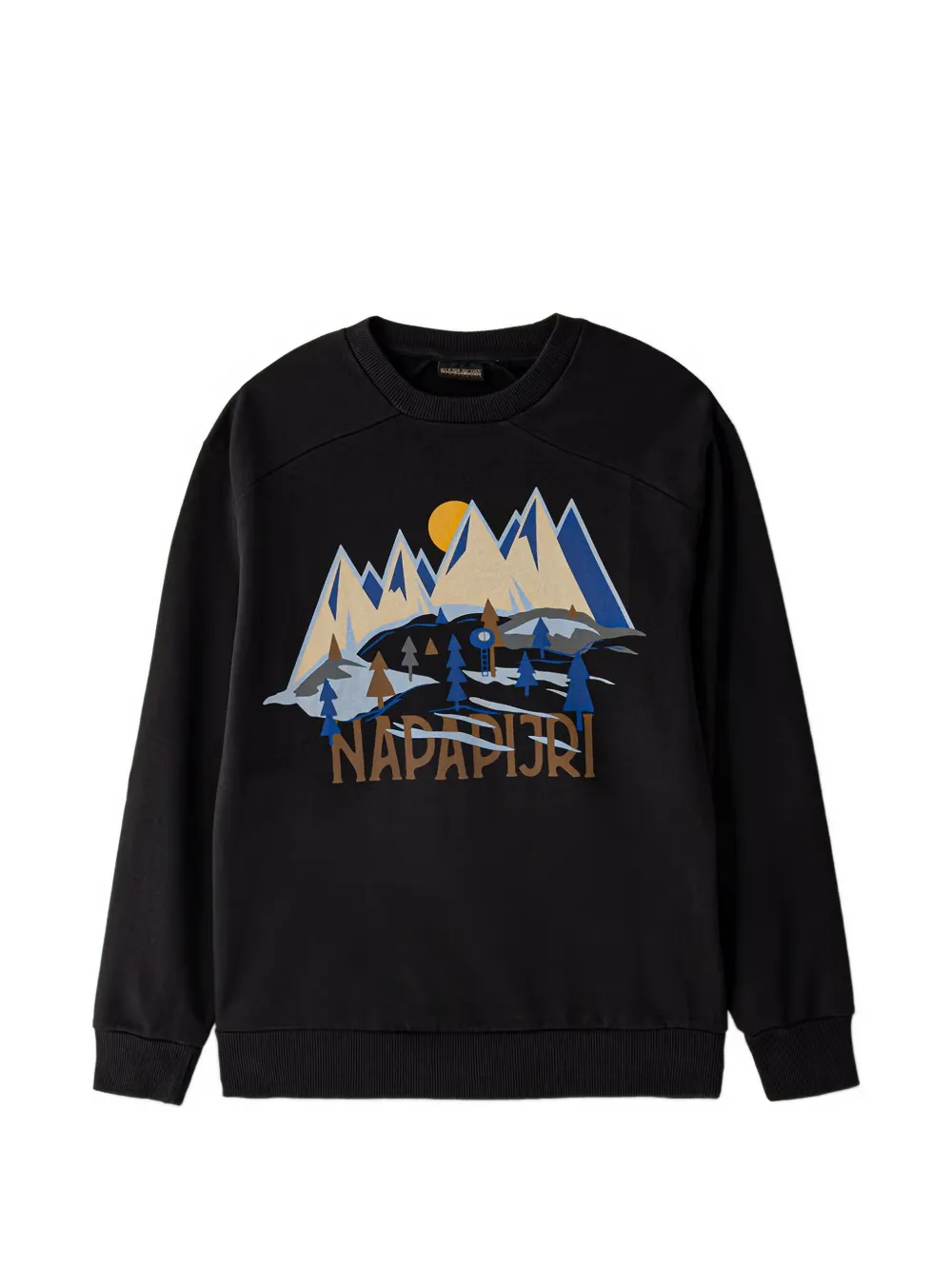 Napapjiri Kids Ellis graphic-print sweatshirt - Nero