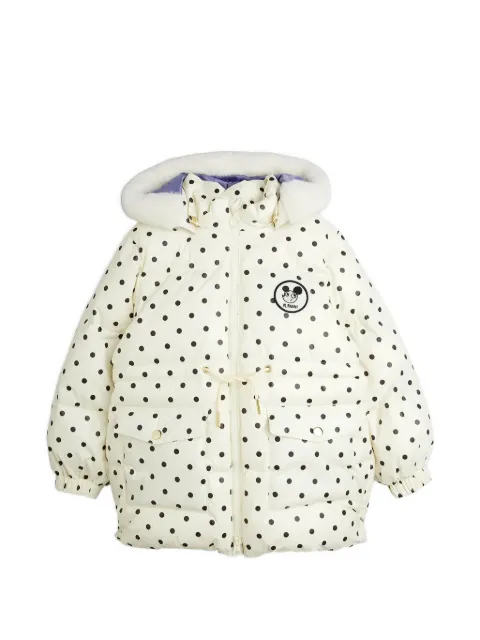 Mini Rodini Ritzratz polka-dot padded jacket