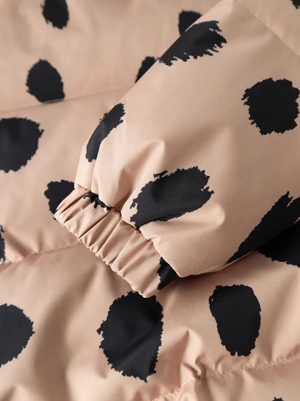 Liewood Adelina polka-dot padded jacket Bruin