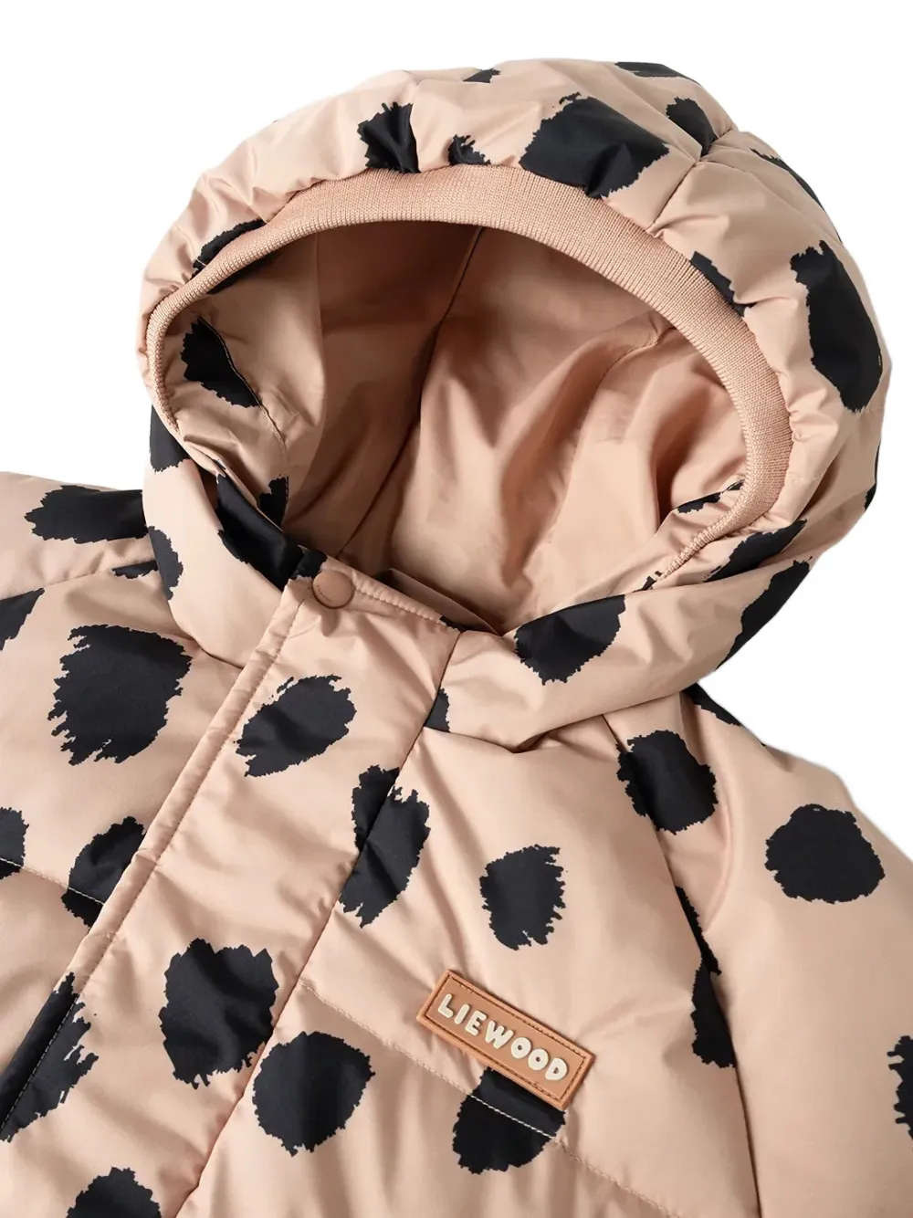 Liewood Adelina polka-dot padded jacket Bruin