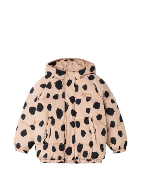 Liewood Adelina polka-dot padded jacket