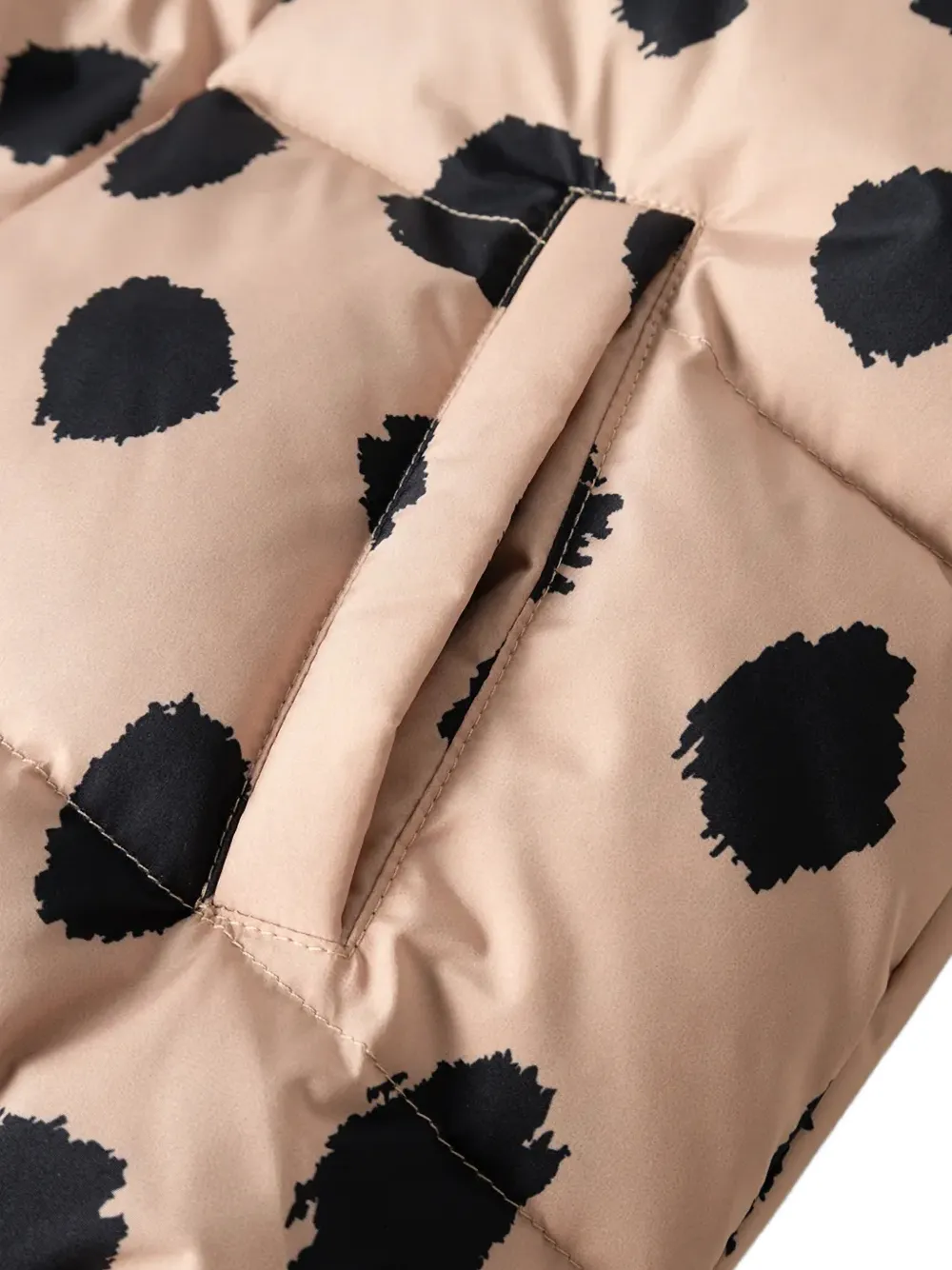 Liewood Adelina polka-dot padded jacket Bruin