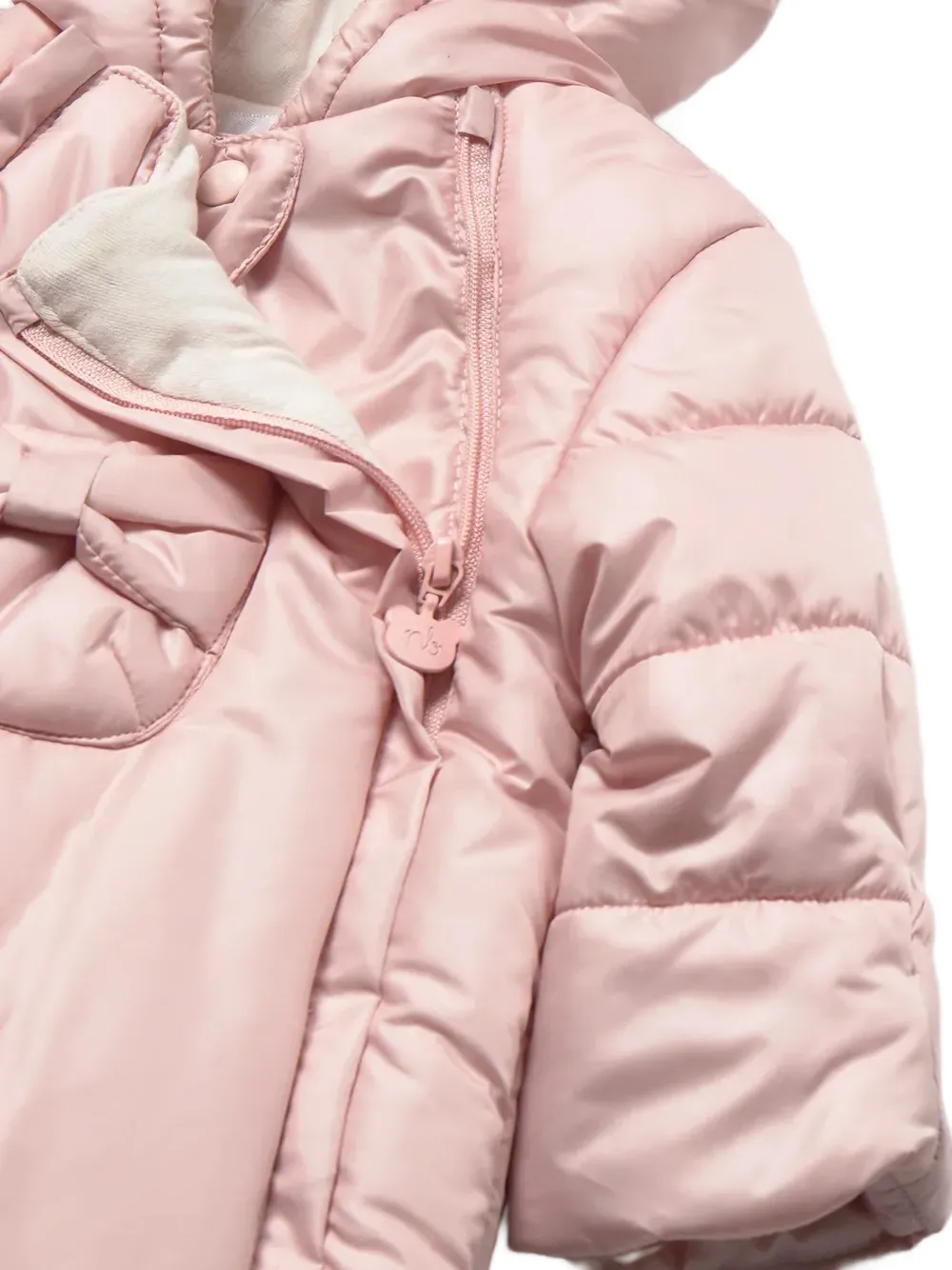 Mayoral Skipak met capuchon en strikdetail Roze
