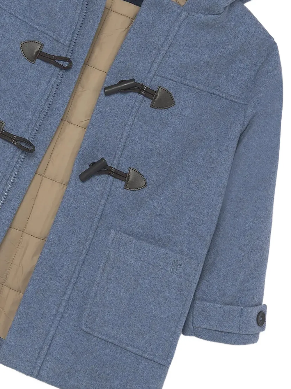 Mayoral Jas met capuchon en toggle-sluiting Blauw