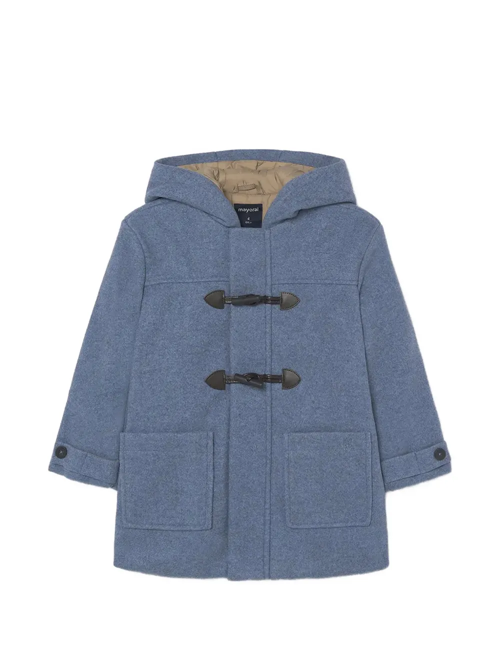 Mayoral hooded toggle-fastening coat - Blu