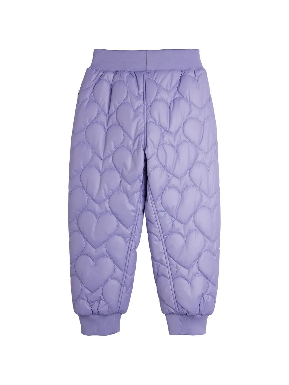 Mini Rodini Hearts quilted tracksuit bottoms Paars