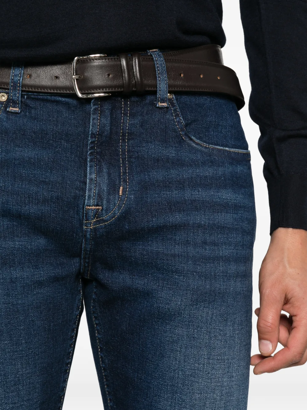 7 For All Mankind Jeans met vervaagd effect Blauw