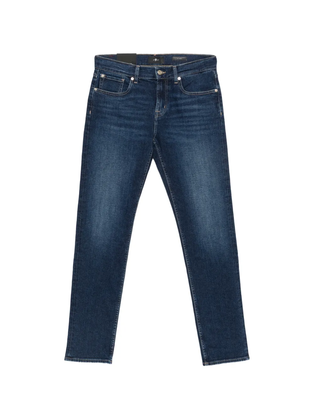 7 For All Mankind faded-effect jeans