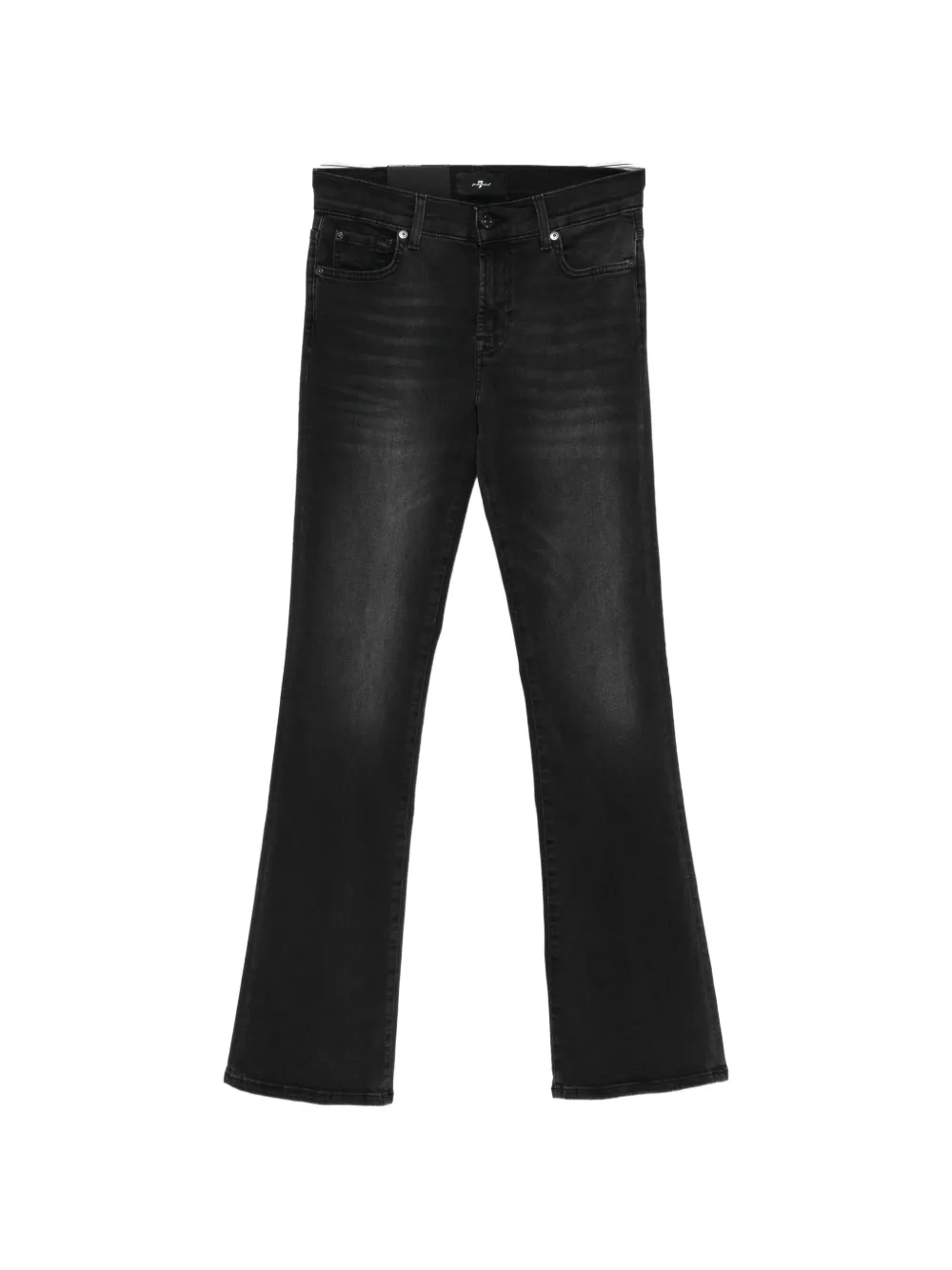 7 For All Mankind faded flared jeans