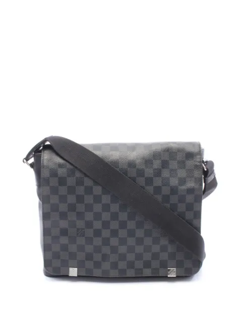 Louis Vuitton Pre-Owned bolsa crossbody Damier Graphite District MM 2019