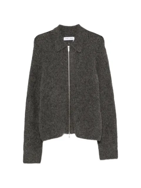 SAMSOE SAMSOE zip-up collared cardigan