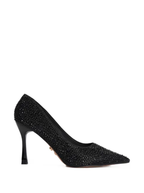 TWENTY FOURHAITCH Taylor crystal-embellished pointed-toe pumps