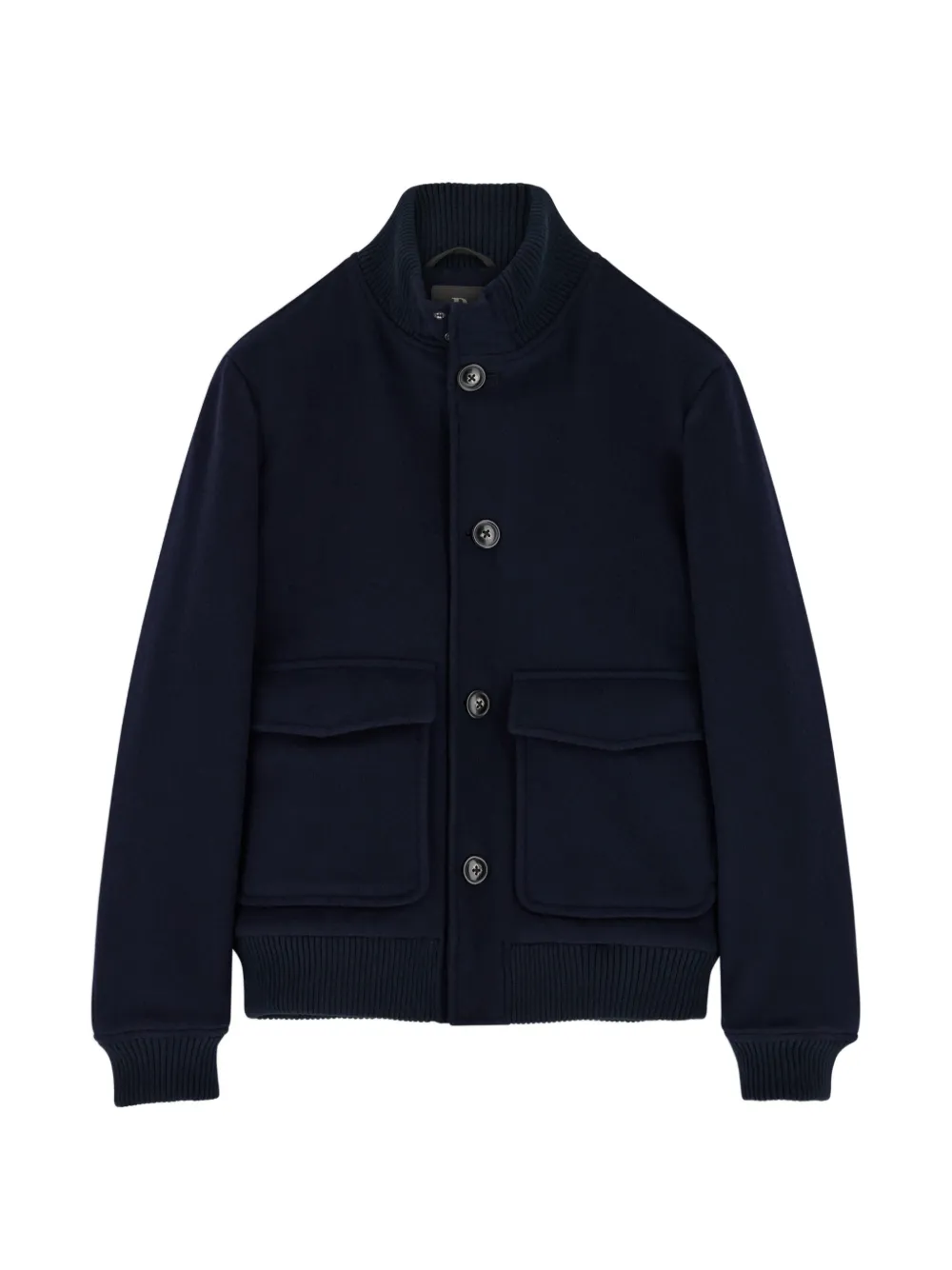 Boggi Milano jacket padded in wool cashmere - Blu