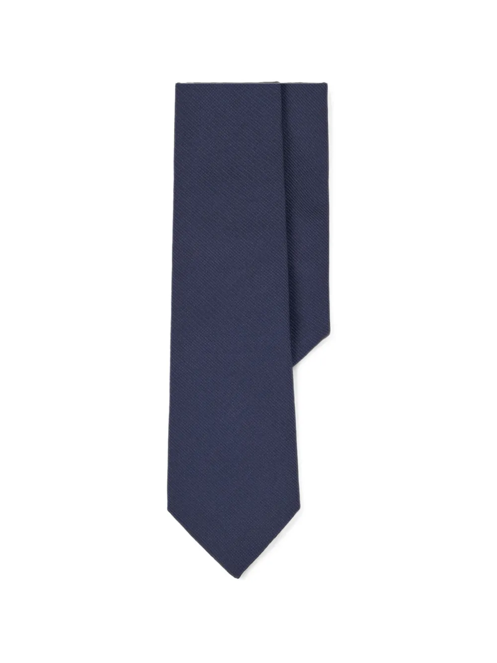Boggi Milano tie jacquard drill reinforcement silk - Blu