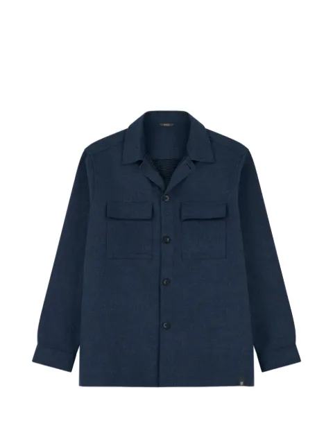 Boggi Milano overshirt indouble-face denim