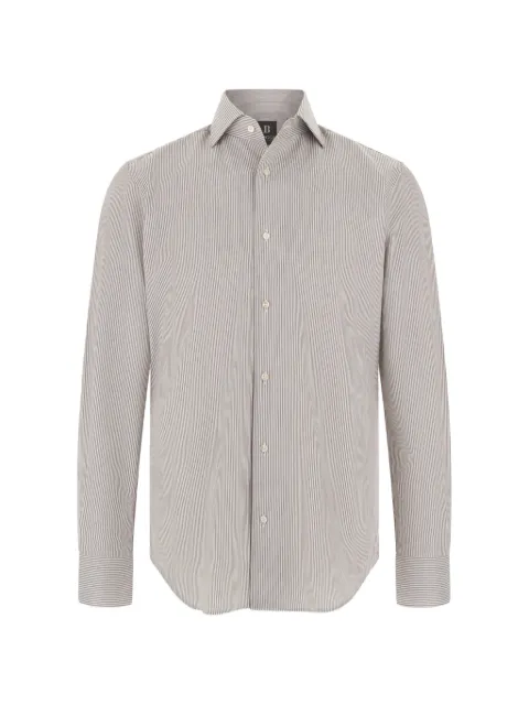 Boggi Milano shirt in striped cotton regular fit