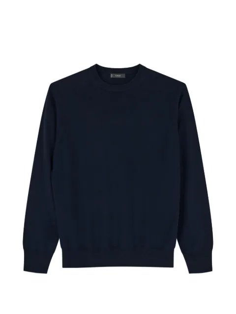 Boggi Milano jersey de lana merino extrafina con cuello redondo