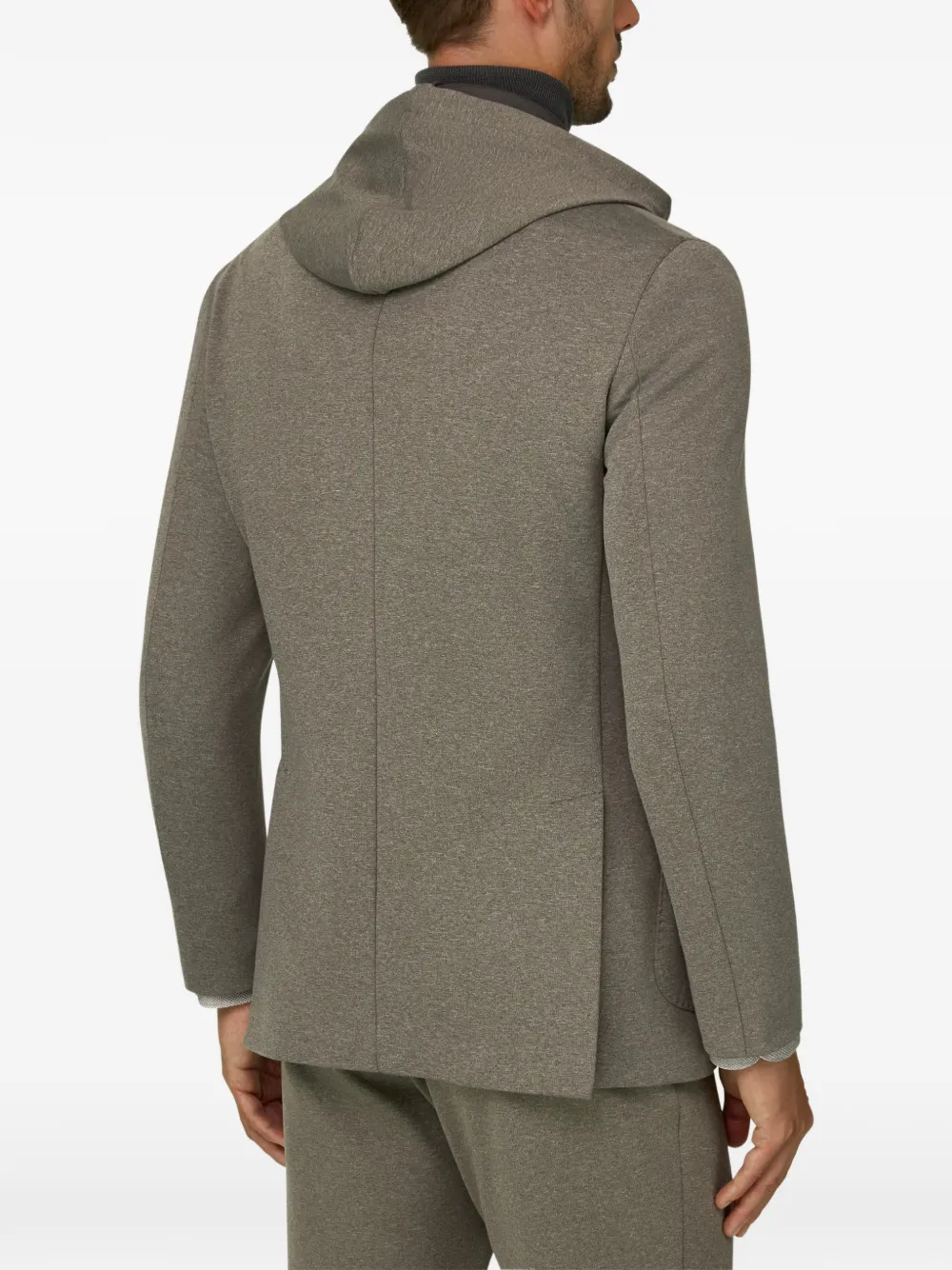 Boggi Milano Madison sweaterblazer van stretch-katoenblend Groen