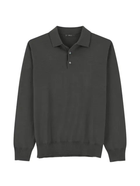 Boggi Milano polo en maille de laine mérinos