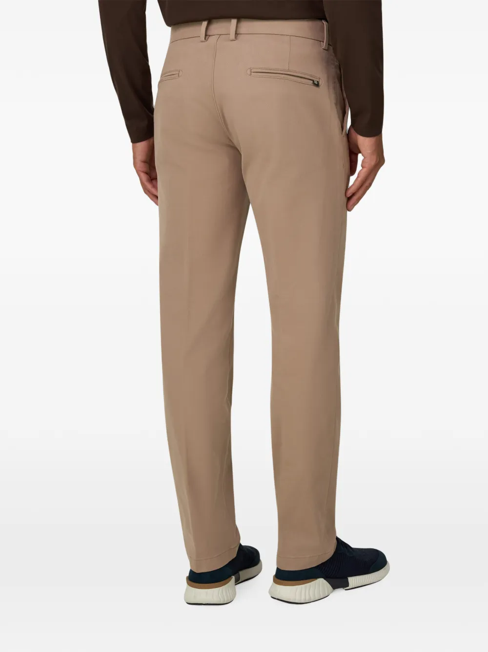 Boggi Milano Stretch katoenen broek Beige