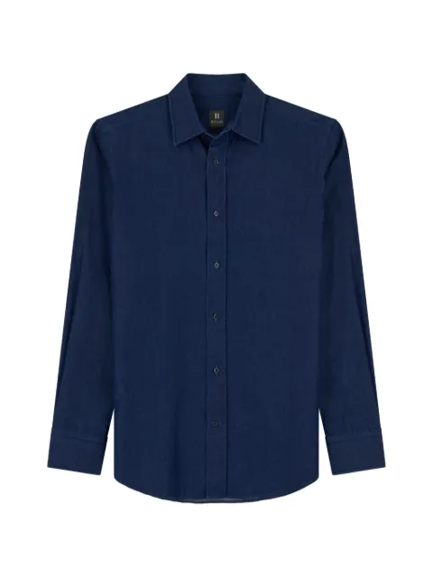 Boggi Milano shirt in cotton denim regular-fit