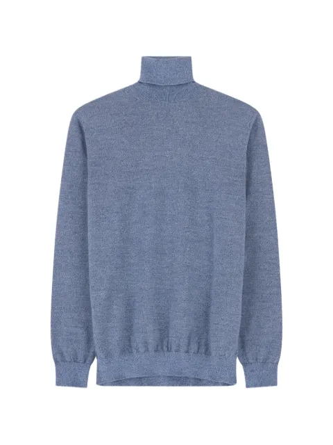 Boggi Milano turtleneck jumper in merino wool cashwool® mouliné