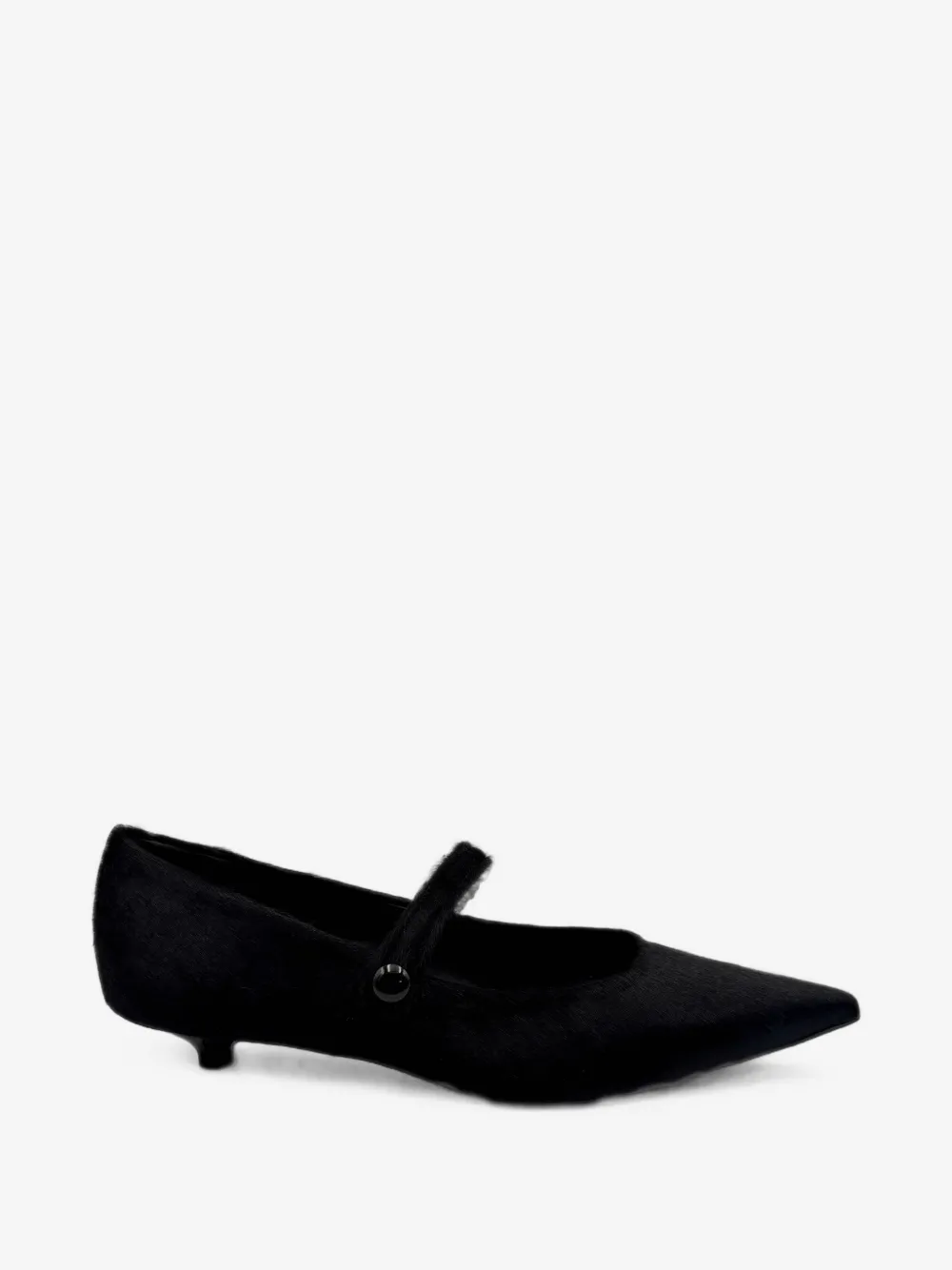 pointed-toe Mary Jane pumps