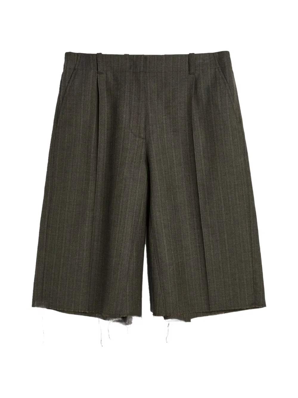 OUR LEGACY Jumbo pinstriped shorts