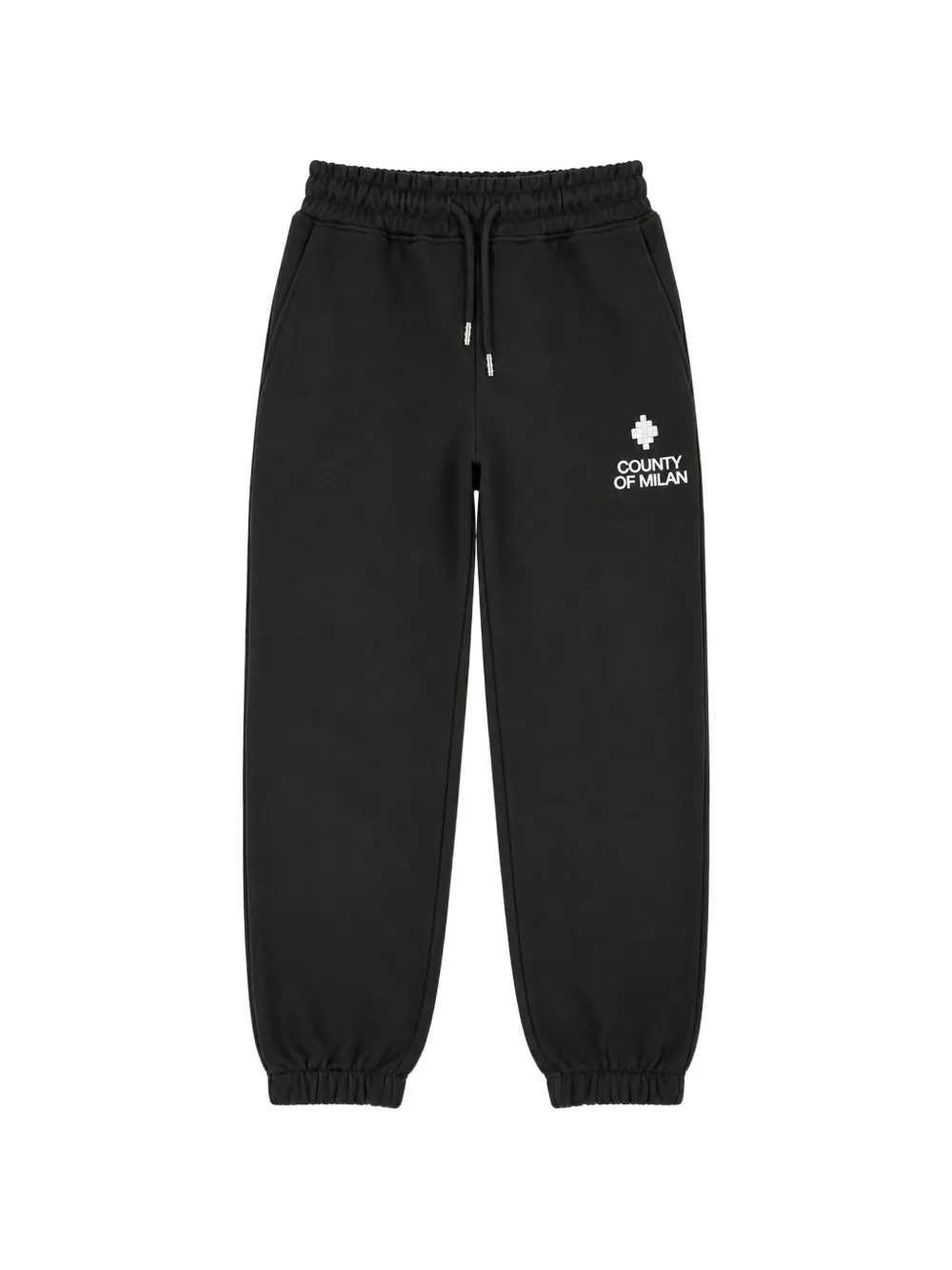 COUNTY OF MILAN KIDS logo-print track pants - Nero