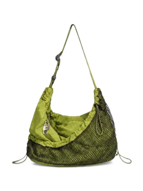 ARCS Hey mesh-overlay shoulder bag